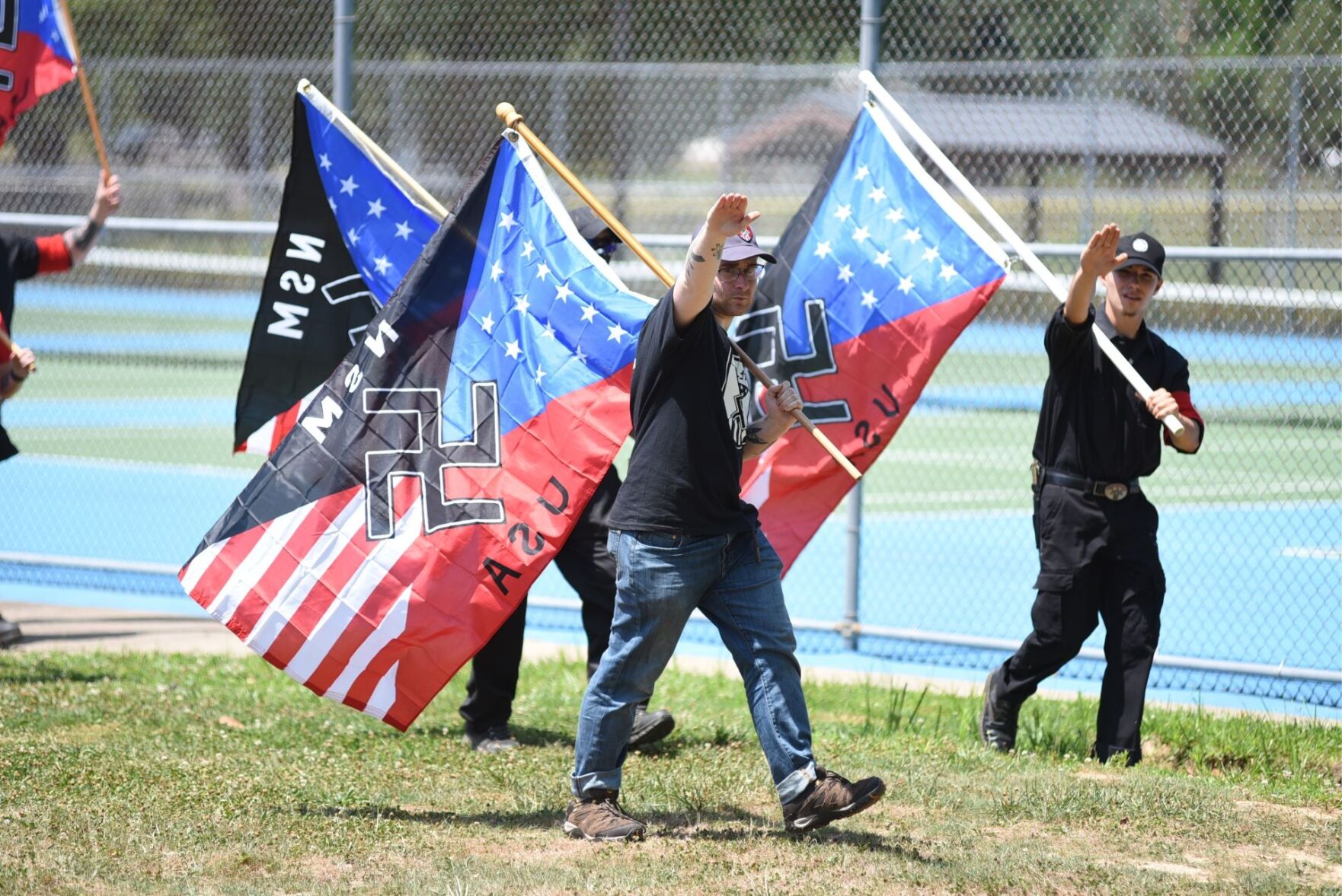 Nazi rally in Williamsport PHOTO 4